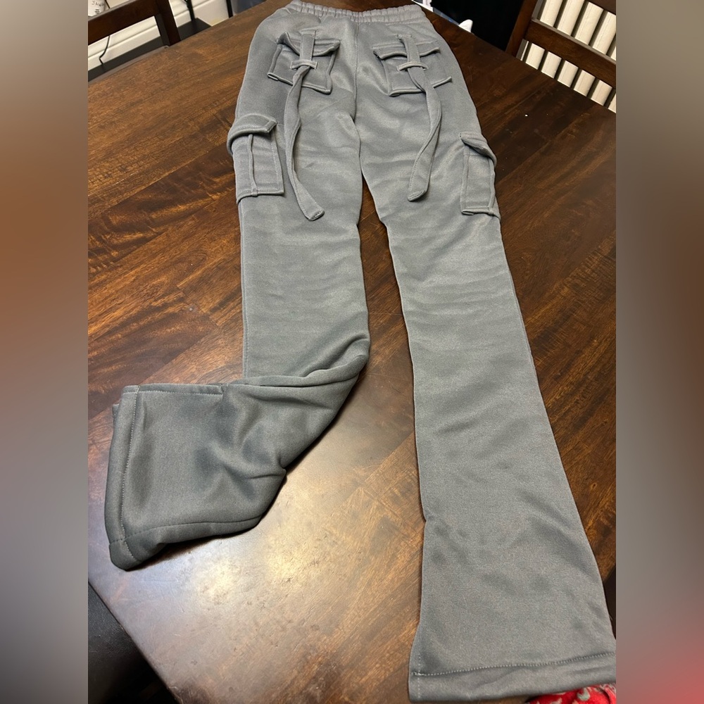Gray Cargo Pants
